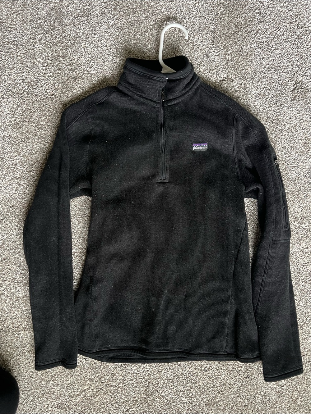 Patagonia Black Women's Half-Zip Fleece Pullover
